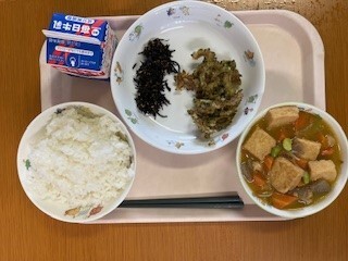写真：給食献立 7月1日