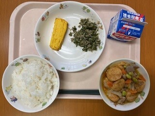 写真：給食献立 6月3日