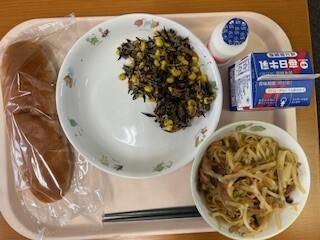 写真：給食献立 6月6日