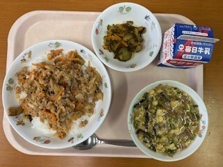 写真：給食献立 6月19日