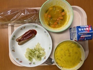 写真：給食献立 6月27日