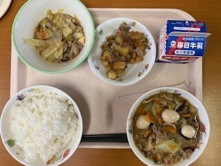 写真：給食献立 5月7日