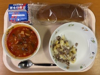 写真：給食献立 5月16日