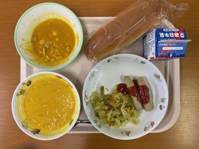写真：給食献立 4月25日