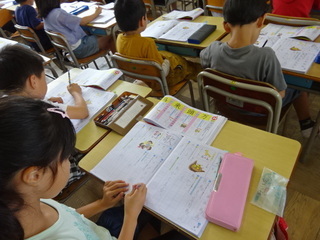 写真:2年生の国語の授業2