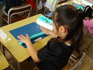 写真:ひらがな学習1