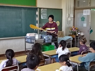 写真:給食について