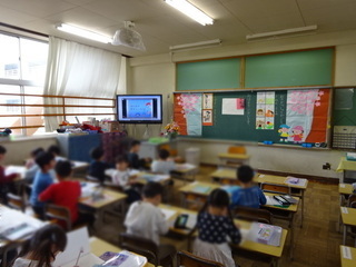 写真：教室にて2