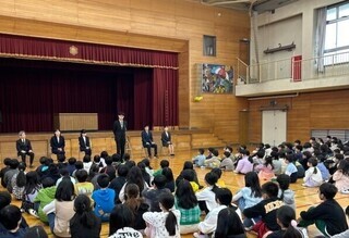 写真：離任式