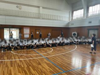 写真：宿泊学習表彰