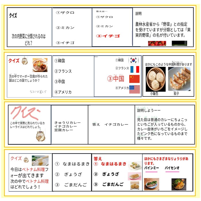 写真：西山本小学校の作品