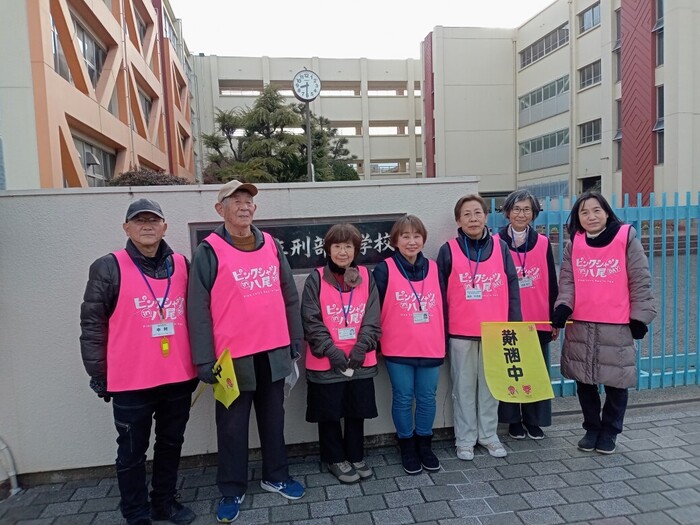 刑部小学校区における活動風景1