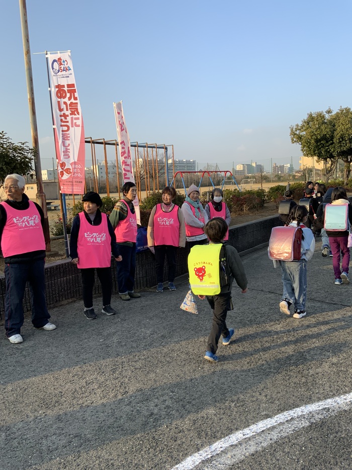 令和7年度大正地区ピンクシャツデー取組