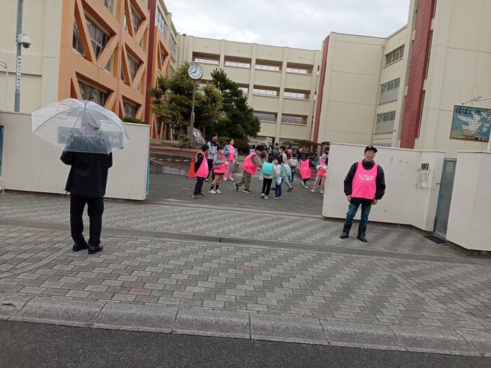 R7ピンクシャツデー刑部小学校区の取組4