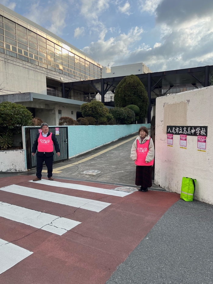 高美中学校区における活動風景1