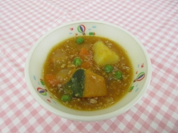 写真：かぼちゃのそぼろ煮