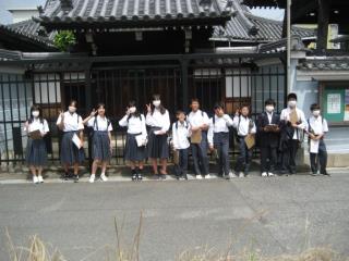 写真：1年生地域学習1