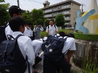 写真:地域の住宅の見学