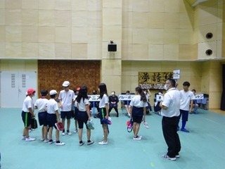 写真：アプローチレッスン（中学校体験）2