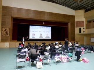 写真：中学校体験 アプローチレッスン1