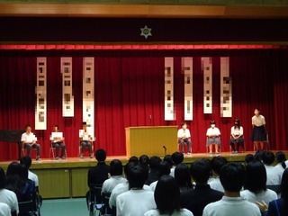 写真：後期生徒会 役員選挙2