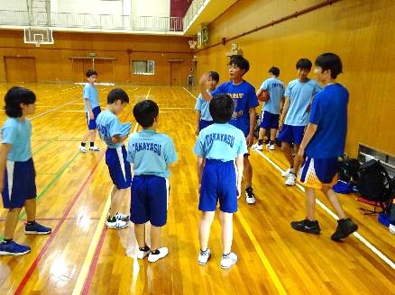 男子バスケ部・部活動体験13