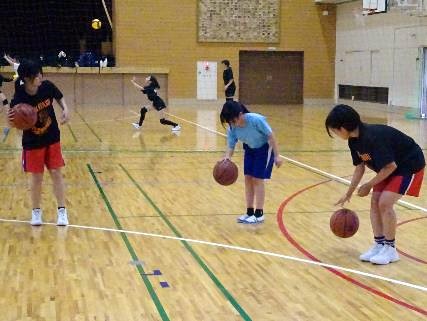 女子バスケ部・部活動体験17