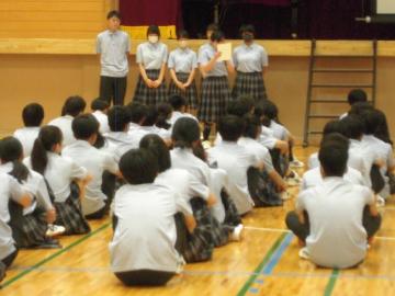 写真：生徒集会6月14日2