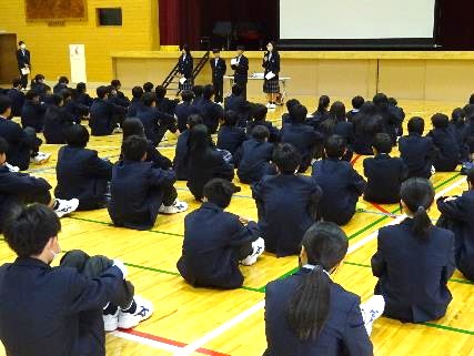任命式と生徒集会07