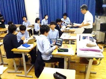 写真：参観日の様子1
