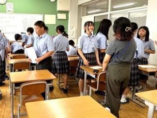 写真：7年生・Takayasu English Village1
