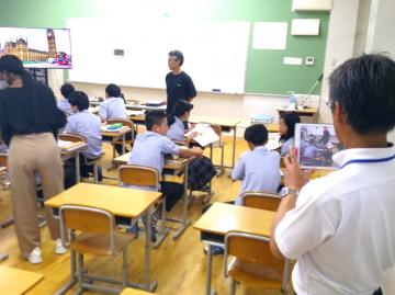 写真：7年生・日常授業公開（令和6年9月19日）1