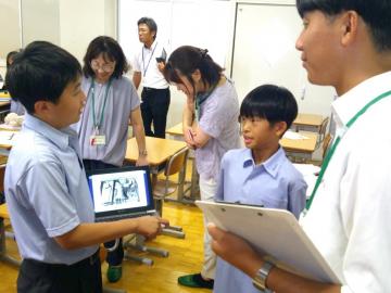 写真：7年生・日常授業公開（令和6年9月19日）4