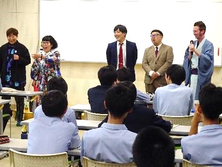 8年生・英語漫才の出前授業04