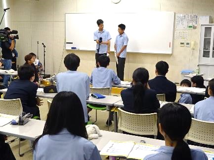 8年生・英語漫才の出前授業08