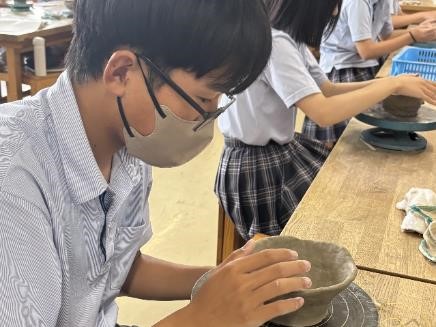 陶芸出前授業01