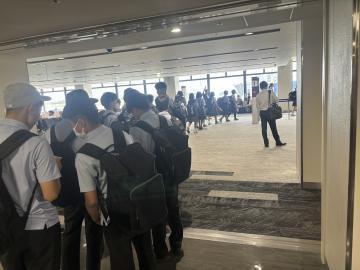 写真：令和6年度・9年生沖縄修学旅行の様子2