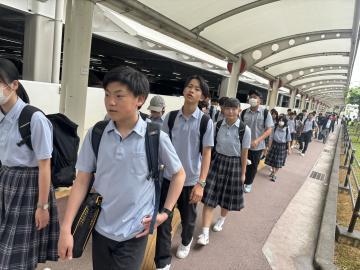 写真：令和6年度・9年生沖縄修学旅行の様子5
