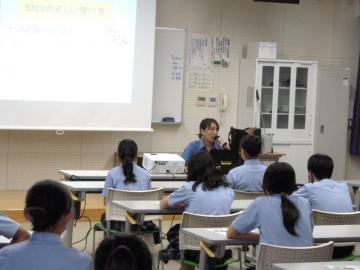 写真：非行防止教室の様子2