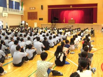 写真：2学期の始業式の様子1