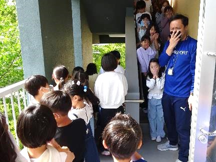 火災による避難訓練11