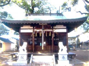 写真:現在の服部川八幡宮
