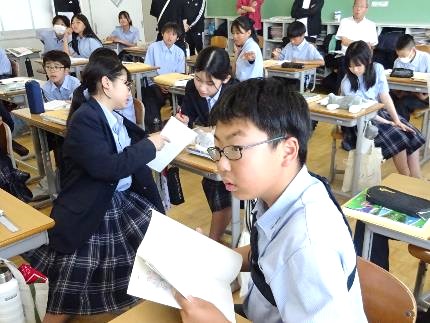 教育実習生の研究授業12
