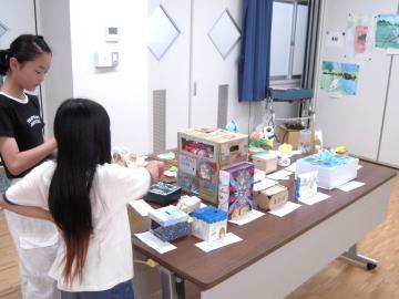 写真：校内夏休み作品展1