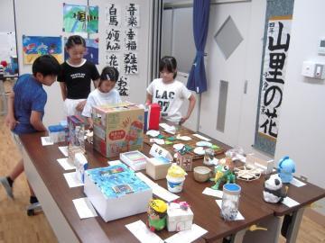 写真：校内夏休み作品展2