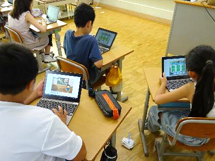4年生・「まな防災」アプリの授業その1-03
