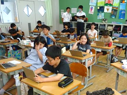 4年生・「まな防災」アプリの授業その1-04