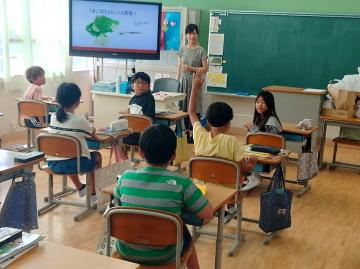 写真：八尾若ごぼうの授業1