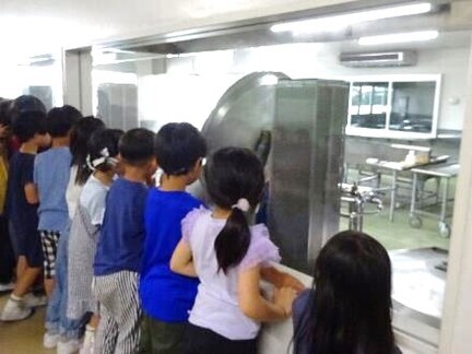 1年生の給食室見学31