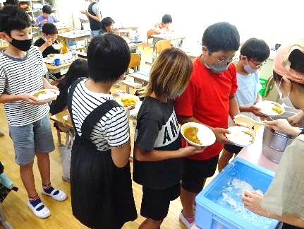 2学期の給食スタート02